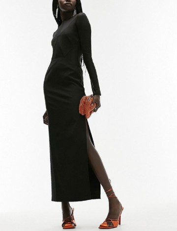 Rochie lunga Top Shop, negru