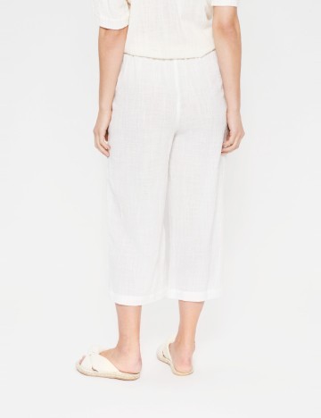 Pantaloni Saint Tropez, ecru