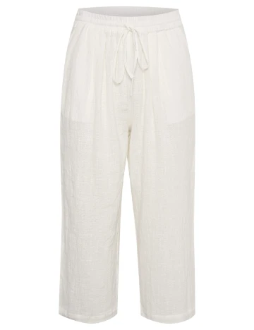 Pantaloni Saint Tropez, ecru Alb