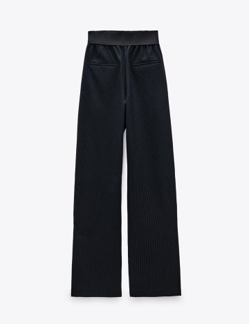 Pantaloni Zara, negru, XL