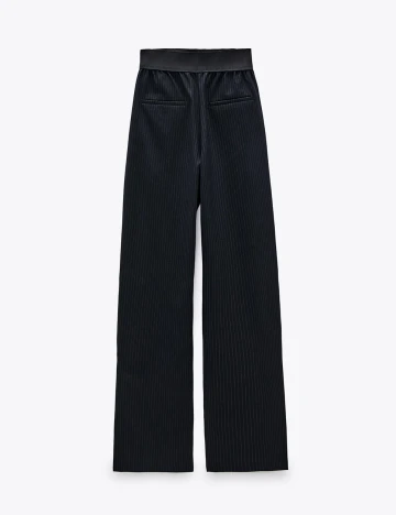 Pantaloni Zara, negru, XL