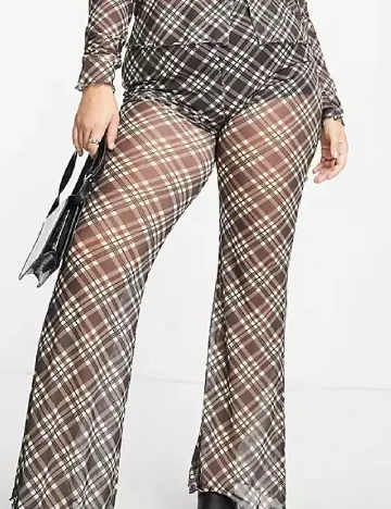 Pantaloni ASOS Curve, gri
