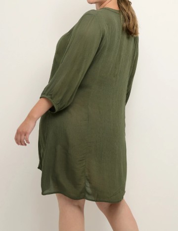 Rochie scurta Kaffe Curve, verde