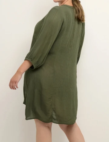 Rochie scurta Kaffe Curve, verde