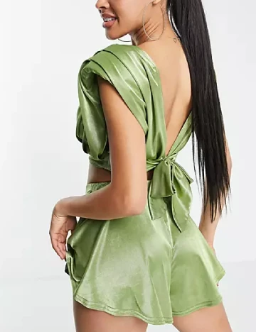 Pantaloni scurti ASOS, verde