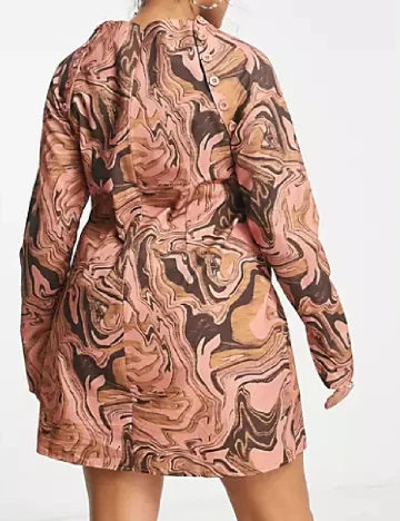 Rochie scurta ASOS, maro