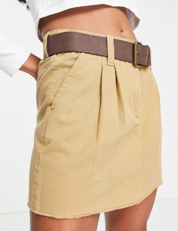 Fusta PETITES MISS SELFRIDGE, maro deschis Maro