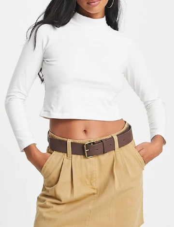 Fusta PETITES MISS SELFRIDGE, maro deschis Maro
