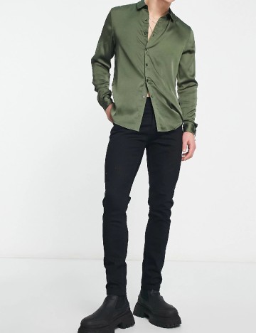 Camasa ASOS, verde