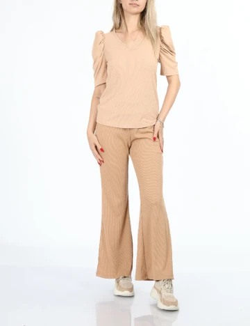 Tricou SisterS point, crem Crem