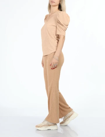 Tricou SisterS point, crem Crem