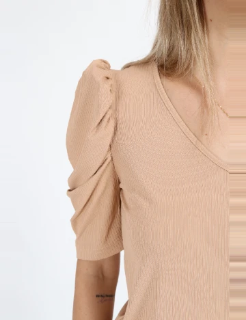 Tricou SisterS point, crem Crem