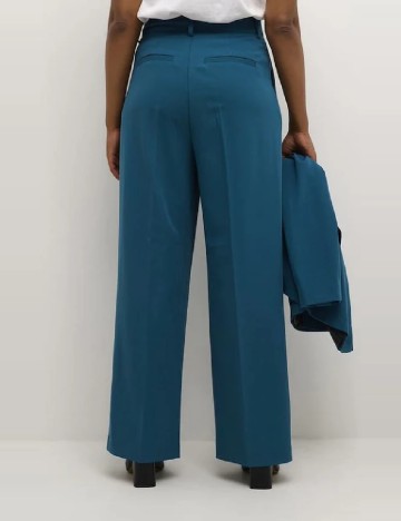 Pantaloni Kaffe, albastru