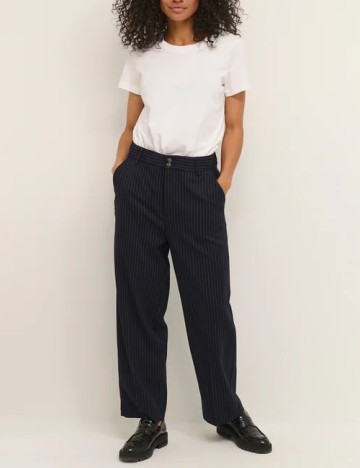 Pantaloni Kaffe, bleumarin