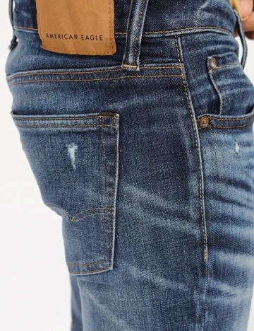 Blugi American Eagle, bleumarin inchis