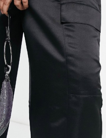 Salopeta ASOS Curve, negru