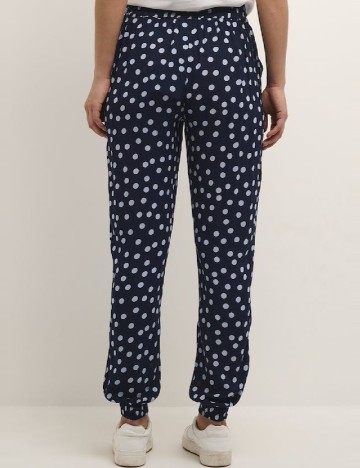 Pantaloni Kaffe, albastru