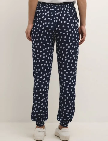 Pantaloni Kaffe, albastru