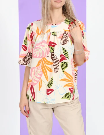 Bluza SisterS point, crem Crem
