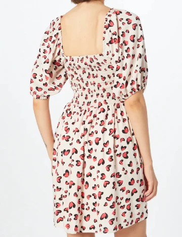 Rochie scurta SisterS point, crem Crem