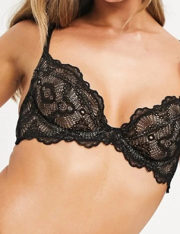 Sutien ASOS, negru Negru