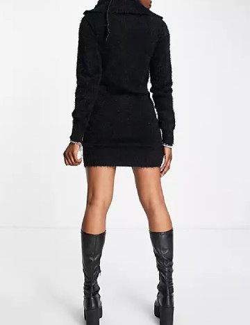 Rochie scurta COLLUSION, negru