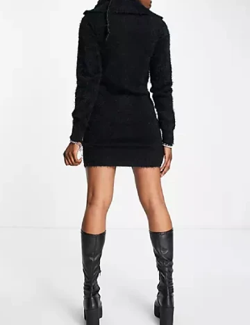 Rochie scurta COLLUSION, negru