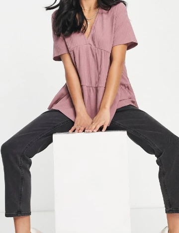 Bluza ASOS, roz pudra inchis