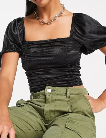 Top ASOS, negru