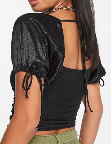 Top ASOS, negru
