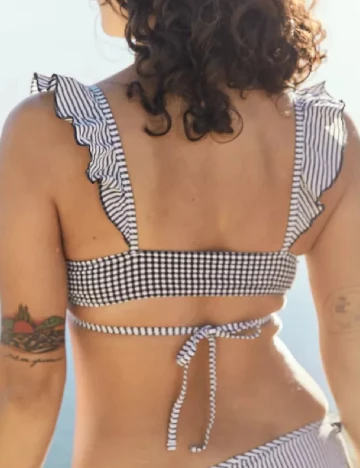 Sutien de baie Aerie, alb/negru Alb