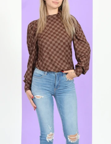 Bluza SisterS point, maro Maro