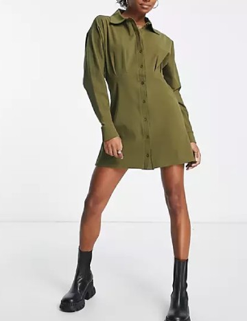 Rochie scurta ASOS, verde