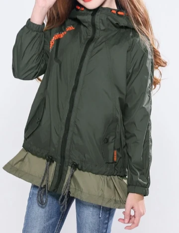 Jacheta Shein Kids, verde Verde