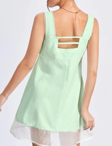 Rochie scurta SHEIN, verde