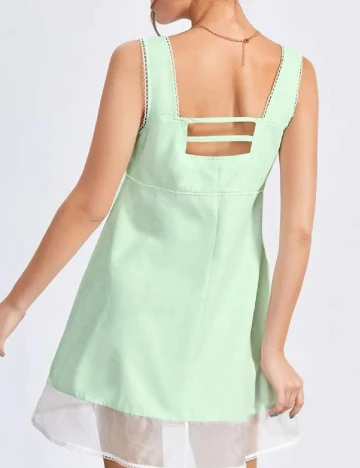 Rochie scurta SHEIN, verde