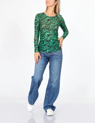 Bluza SisterS point, verde Verde