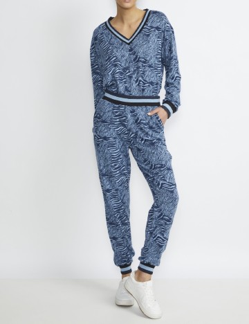 
						Pantaloni Cream, albastru