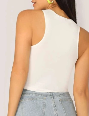 Top SHEIN, alb