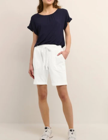 Pantaloni scurti Kaffe, alb Alb