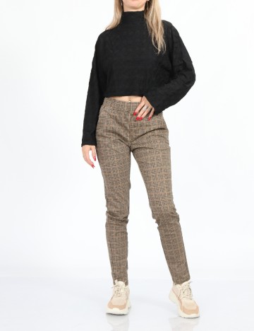 
						Pantaloni Cream, maro