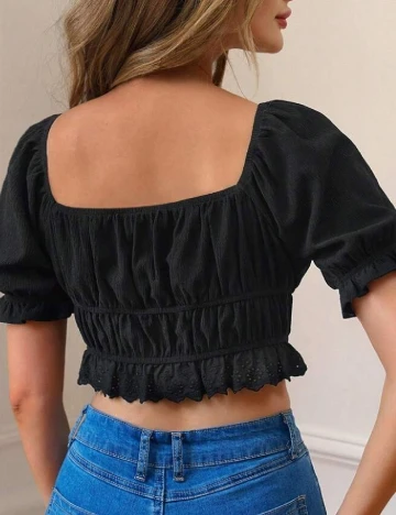 Top SHEIN, negru