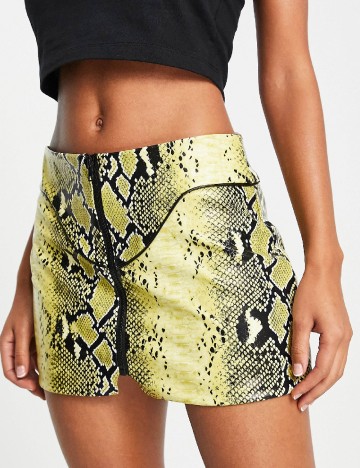 Fusta ASOS, imprimeu sarpe