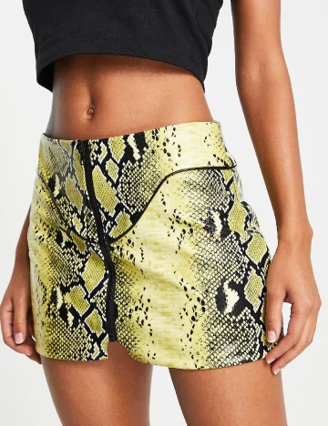 Fusta ASOS, imprimeu sarpe