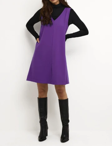 Rochie scurta Kaffe, mov