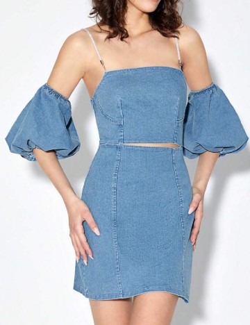 
						Rochie scurta SHEIN, albastru