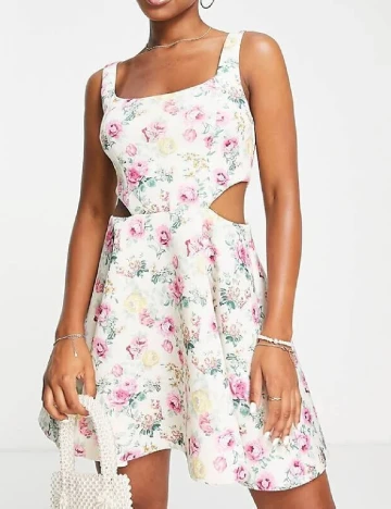 Rochie scurta Miss Selfridge, floral Floral print