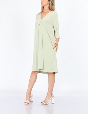 Rochie scurta Cream, verde
