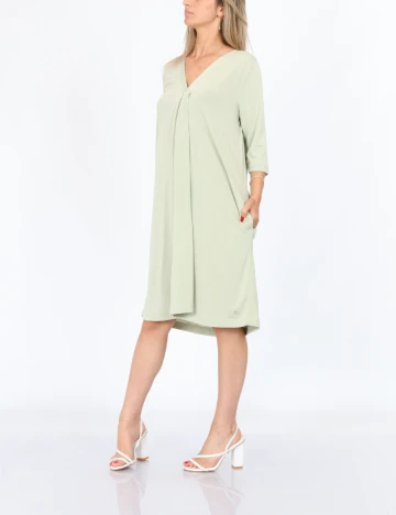 Rochie scurta Cream, verde