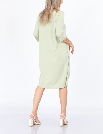 Rochie scurta Cream, verde